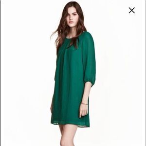 H&M Teal Shift Dress - Sz 4